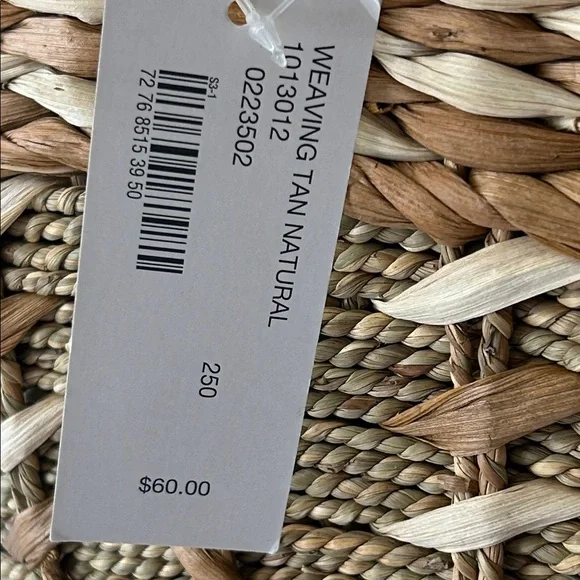 Naturalizer Woven Tan and Brown Tote - Picture 9 of 13